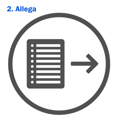 Allega documenti CAF OnLine